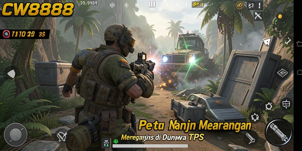 Gameplay seru CW8888 menampilkan aksi tembak-menembak yang mendebarkan.