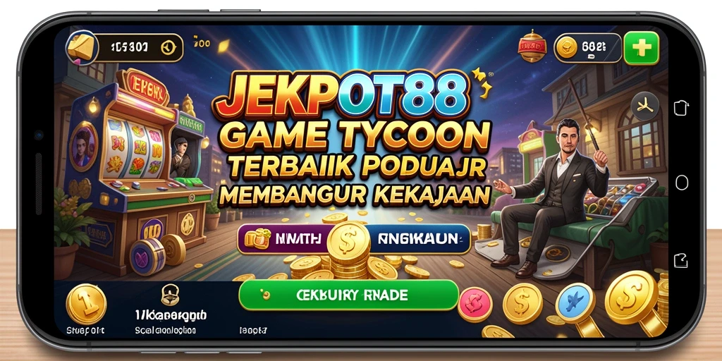 Gameplay menarik di JEKPOT88 menunjukkan aksi membangun bisnis Tycoon.