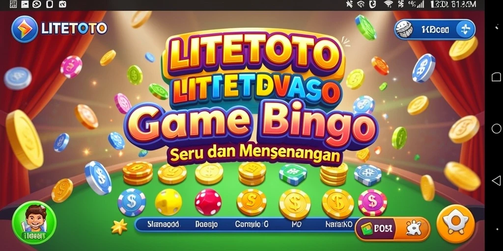 Menampilkan gameplay seru LITETOTO dalam permainan Bingo.