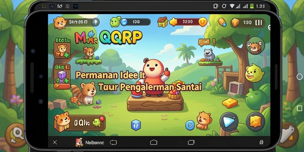 Tampilan gameplay menarik dari QQRP dalam mode Idle.